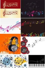 音乐海报背景素材