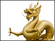 金龙雕塑图片