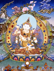 藏传唐卡金刚萨垛双身像图片