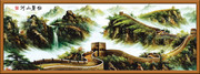 长城风景装饰画图片