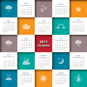 2015年APP日历表素材