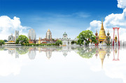 泰国著名建筑图片背景