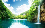 清新山水风景图片
