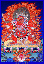 马头明王唐卡图片