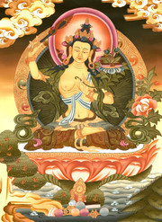 文殊菩萨画像唐卡