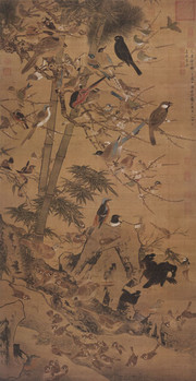 三友百禽_明_边文进(景昭)