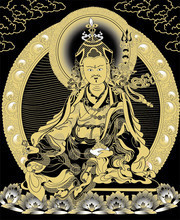 莲花生大师线描上色版