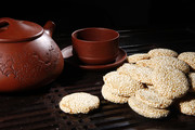 麻饼图片