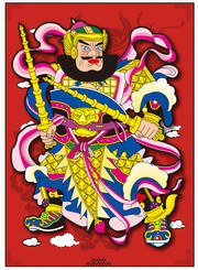 传统武将门神图片素材