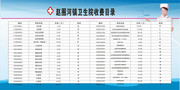 医院收费目录明细展板下载