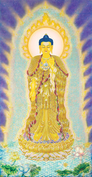 阿弥陀佛神龛中堂画下载