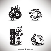 音乐图标矢量