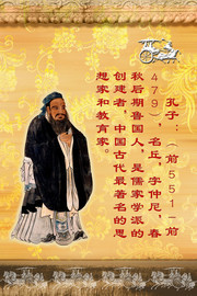 孔子简介挂图下载