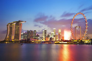 新加坡夜景图片下载