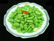 蒜香蚕豆米摄影图片