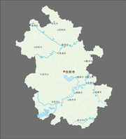 安徽省地图矢量