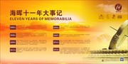 企业发展历程展板