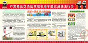 严禁酒后驾车宣传栏