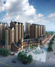欧式建筑效果图下载