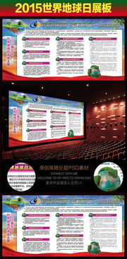 2015世界地球日宣传展板