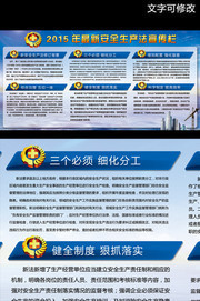 2015新安全生产法宣传栏下载