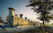 文化广场建筑效果图
