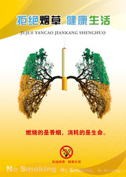 创意禁烟宣传海报