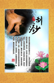 中医刮痧海报设计