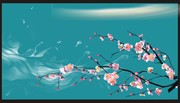 梅花花枝图片