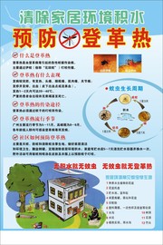 预防登革热展板图片