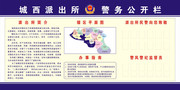 派出所警务公开栏