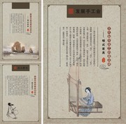 中国风传统文化展板