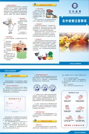 卫生监督宣传三折页