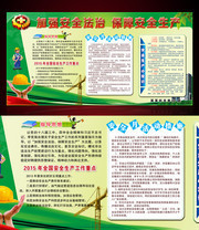 政府机关安全生产月知识板报