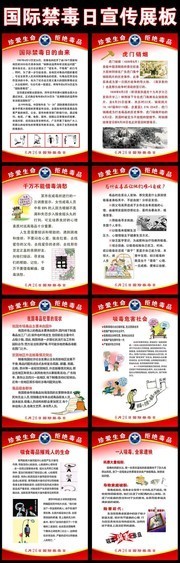 国际禁毒日宣传挂图