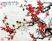 国画红梅图片