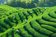 茶山摄影图片