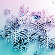 时尚雪花背景