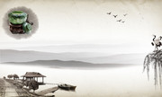 中国风展板背景