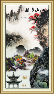 江山多娇装饰画下载