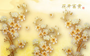 花开富贵3D装饰画