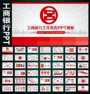 工商银行PPT模板下载