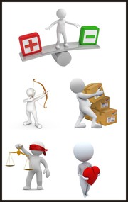 3D小白人插图
