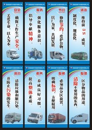汽车公司8S文化展板