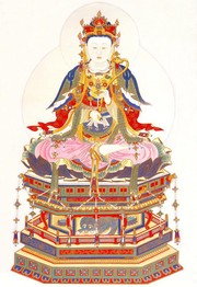 文殊菩萨打坐图片