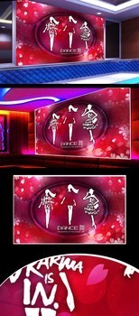 时尚女郎软包背景墙