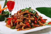 小炒羊杂菜品图片