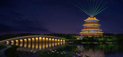 建筑设计夜景效果图