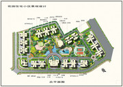 住宅小区平面顶视图