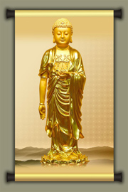 如来佛祖金佛佛像